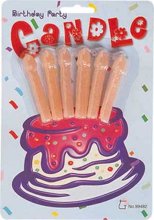 Bougies dAnniversaire en Forme de Penis